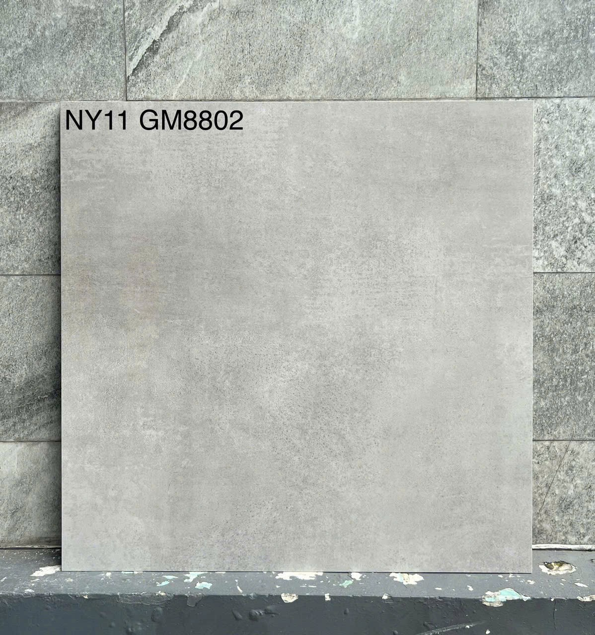 Gạch lát nền giả bê tông Viglacera 80x80 NY11-GM8802 Loại A1